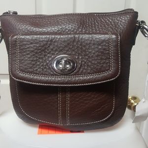 COPY - NWT Coach brown leather crossbag